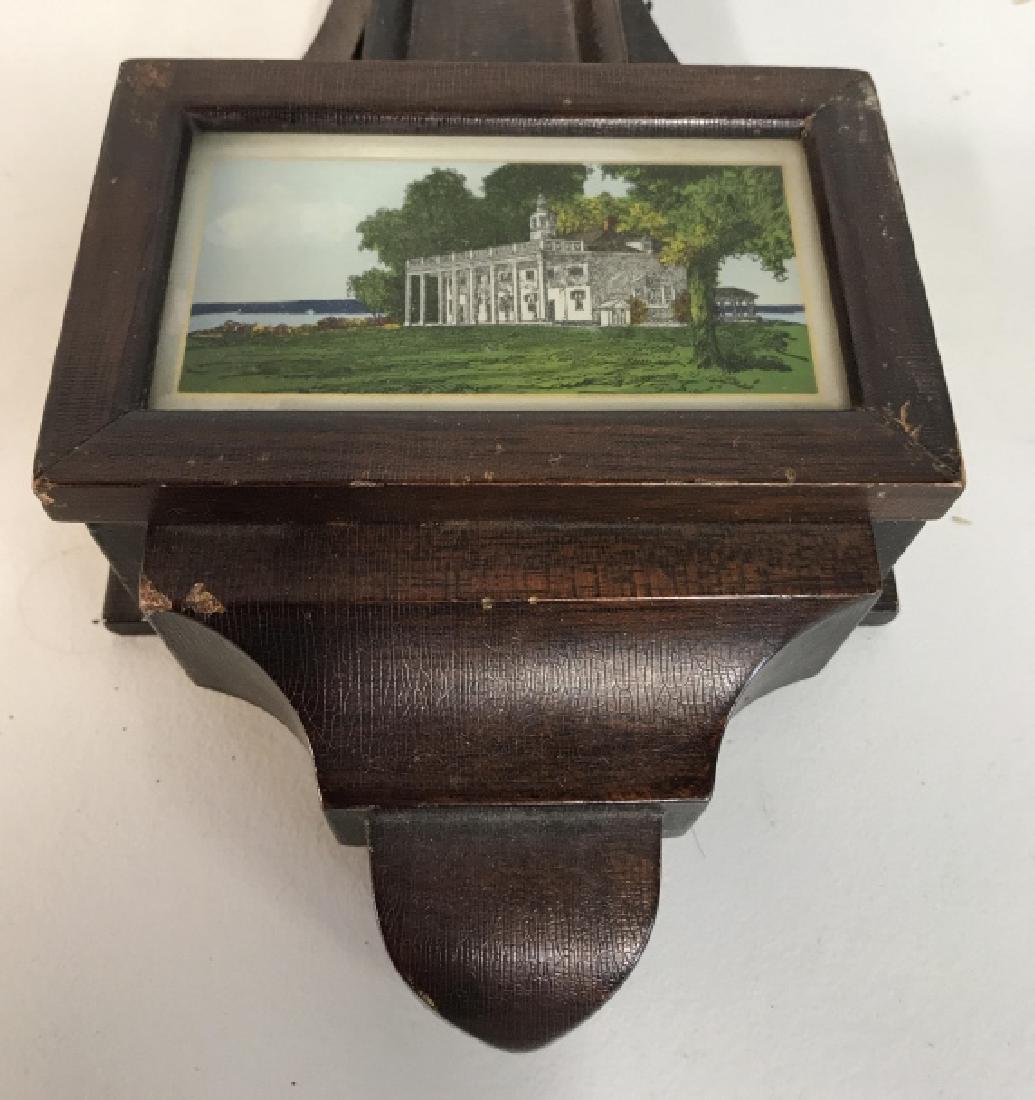 Vintage hanging clock w Storage Cubby (1 of 9)