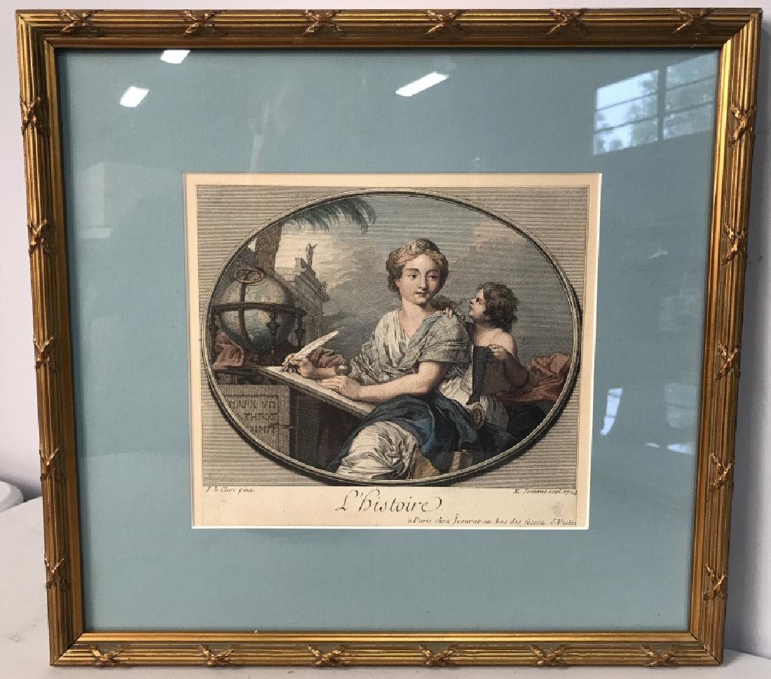 L Histoire Framed French Print Artwork (1 of 5)