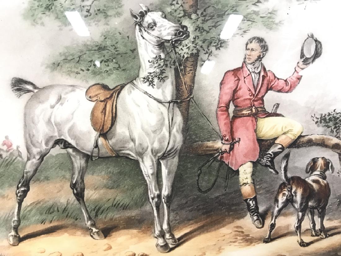 Lot 2 CARLE VERNET Framed Fox Hunt Prints (1 of 10)