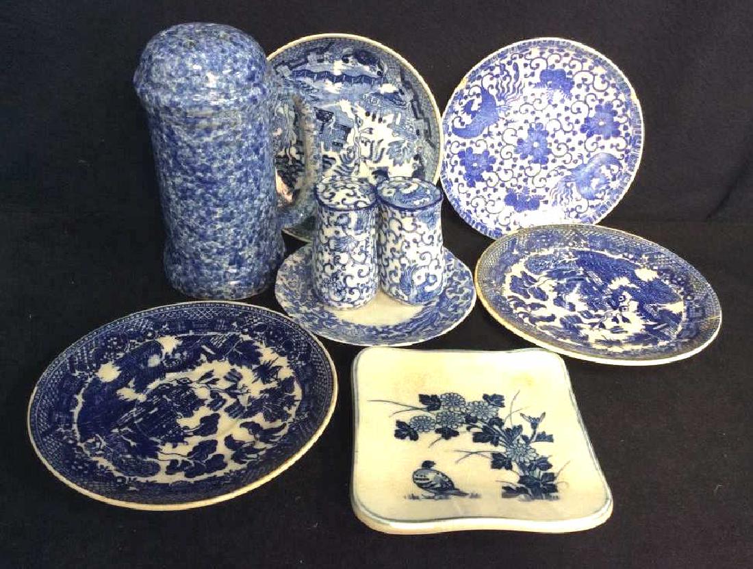 Vintage Blue White Porcelain Tableware (1 of 8)