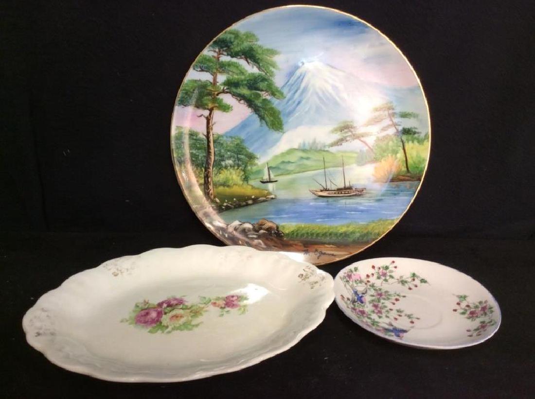 3 Vintage Porcelain Plates (1 of 13)