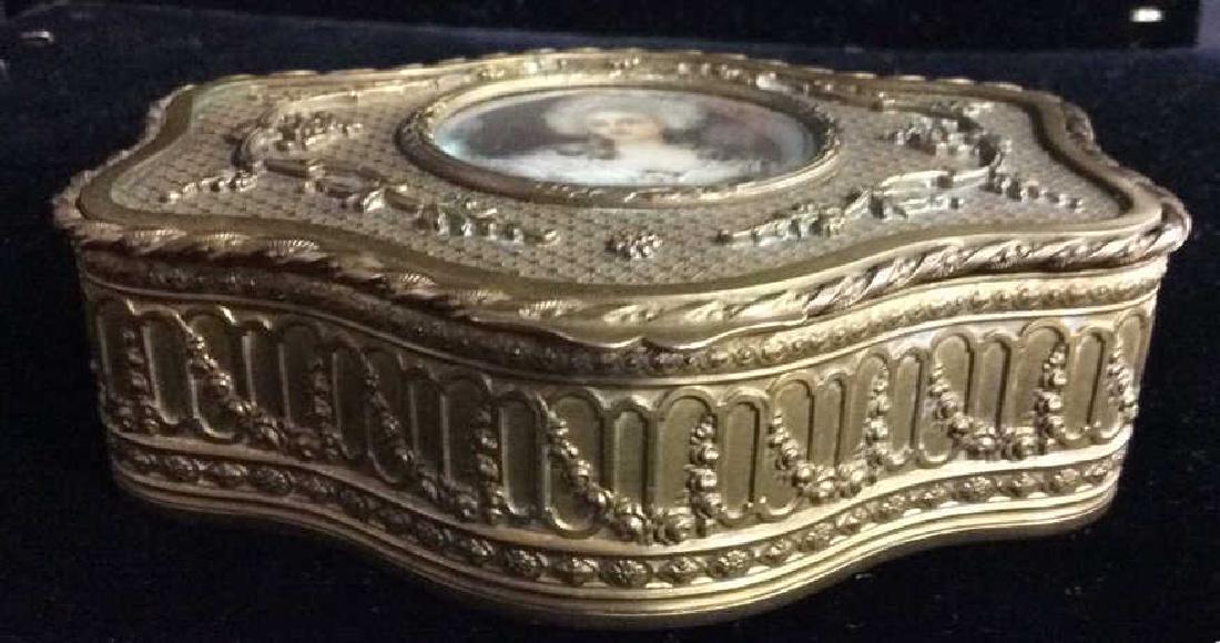 Dumont Painted Ivory Panel Bronze Box (1 of 10)