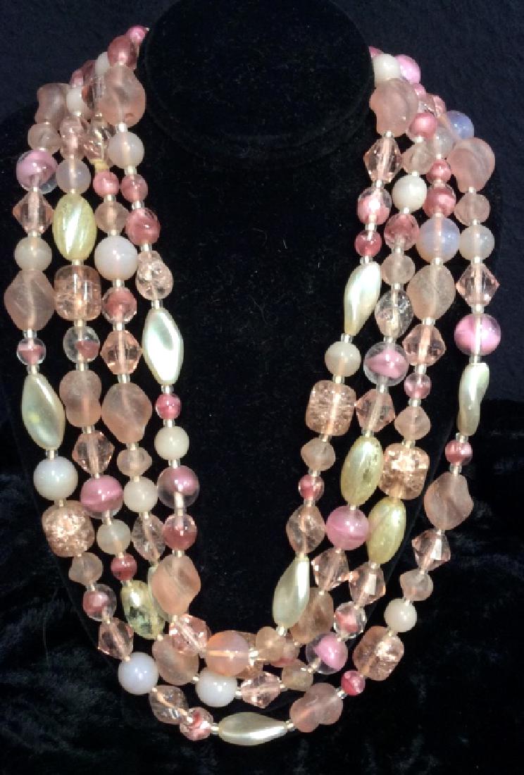 Vintage Multi Layered Glass Beaded Necklace (1 of 7)