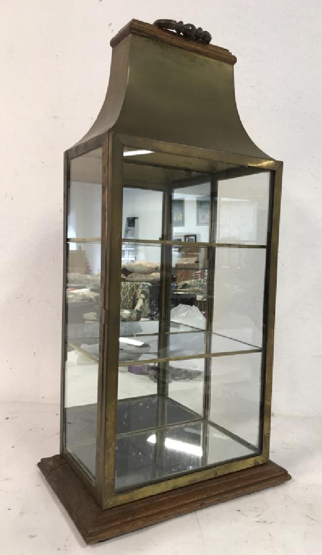 Vintage Brass Glass Showcase (1 of 12)