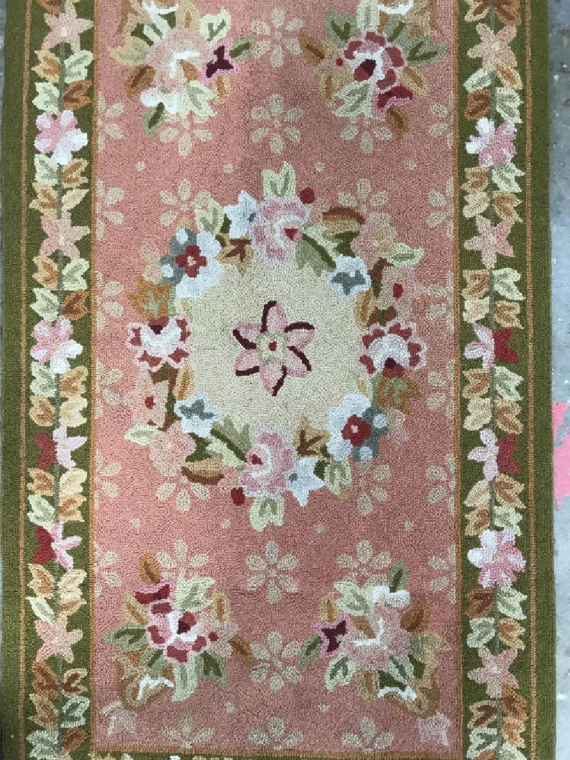 Hand Hooked Area Rug Carpet (1 of 13)