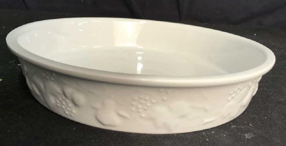 French White Porcelain Platter, Designer (1 of 10)