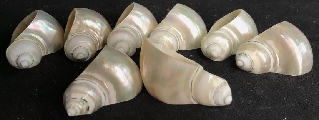 Mother of Pearl Napkin Ring Set 8 (1 of 8)