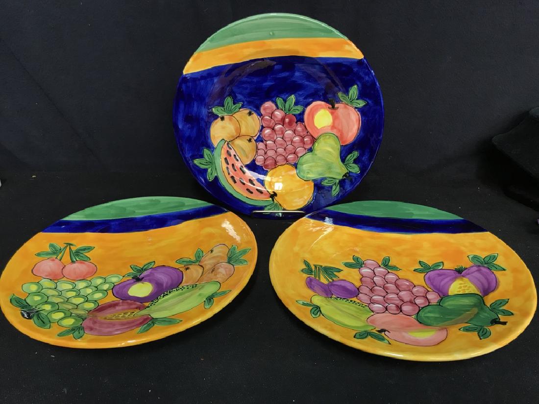 Set 3 Spanish Ceramic Plates (1 of 6)