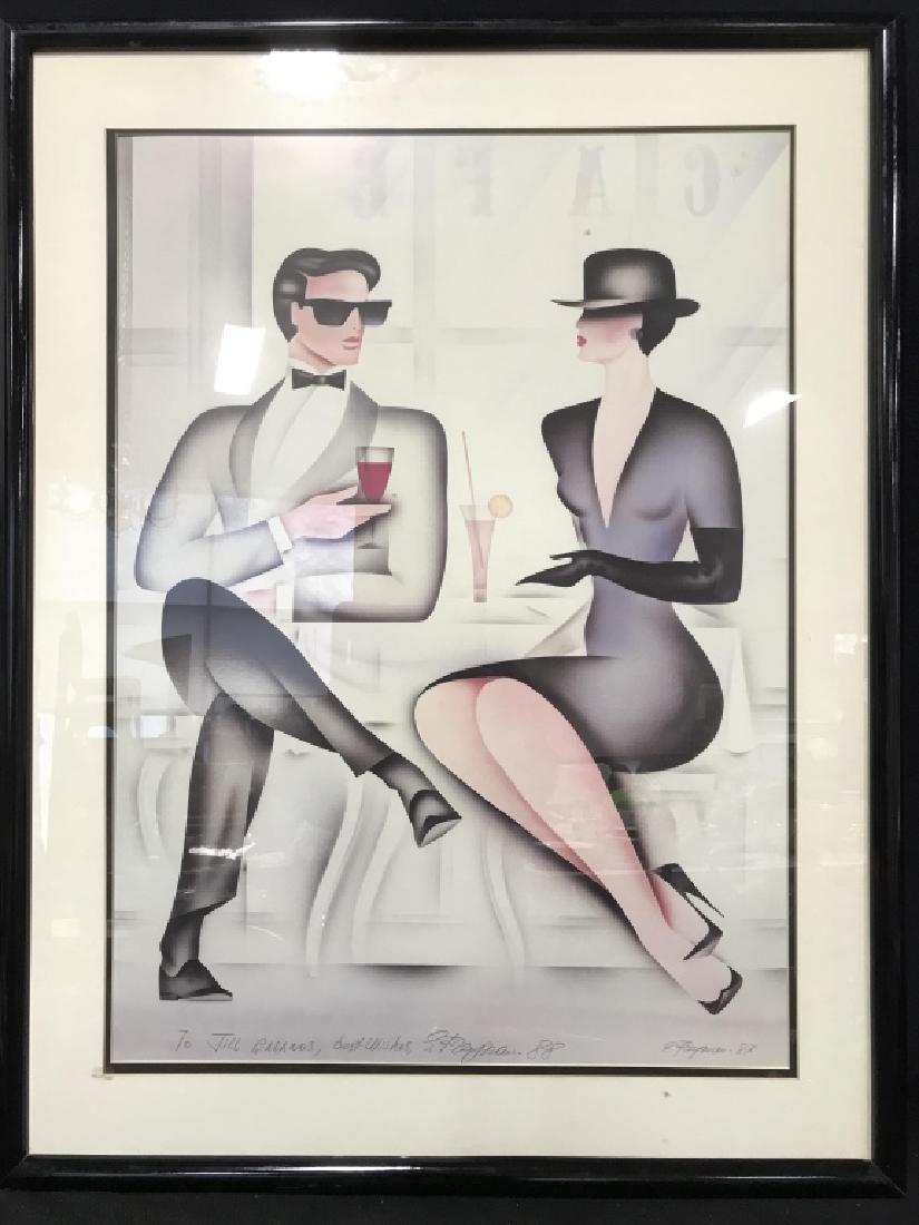 Vintage Eric Freyman Signed Poster Print (1 of 9)