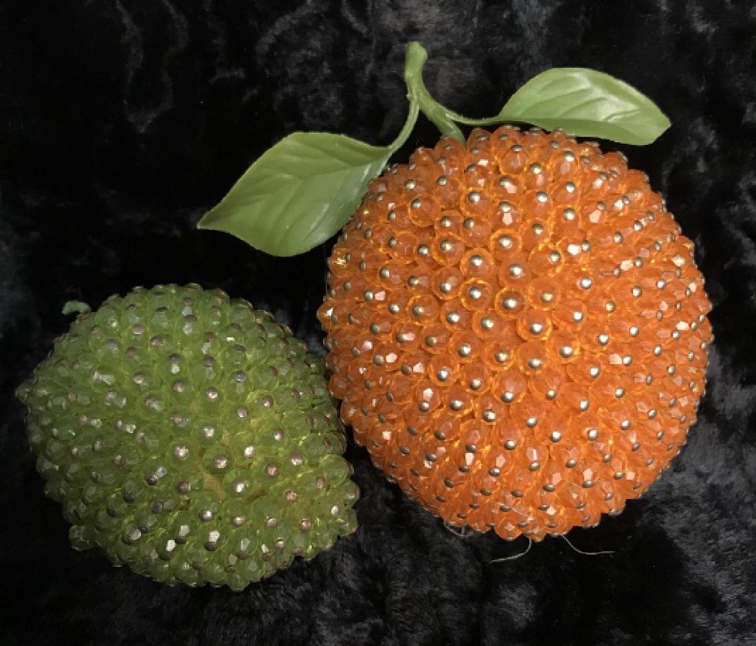 Pair Beaded Faux Fruit Tabletop Decor (1 of 8)
