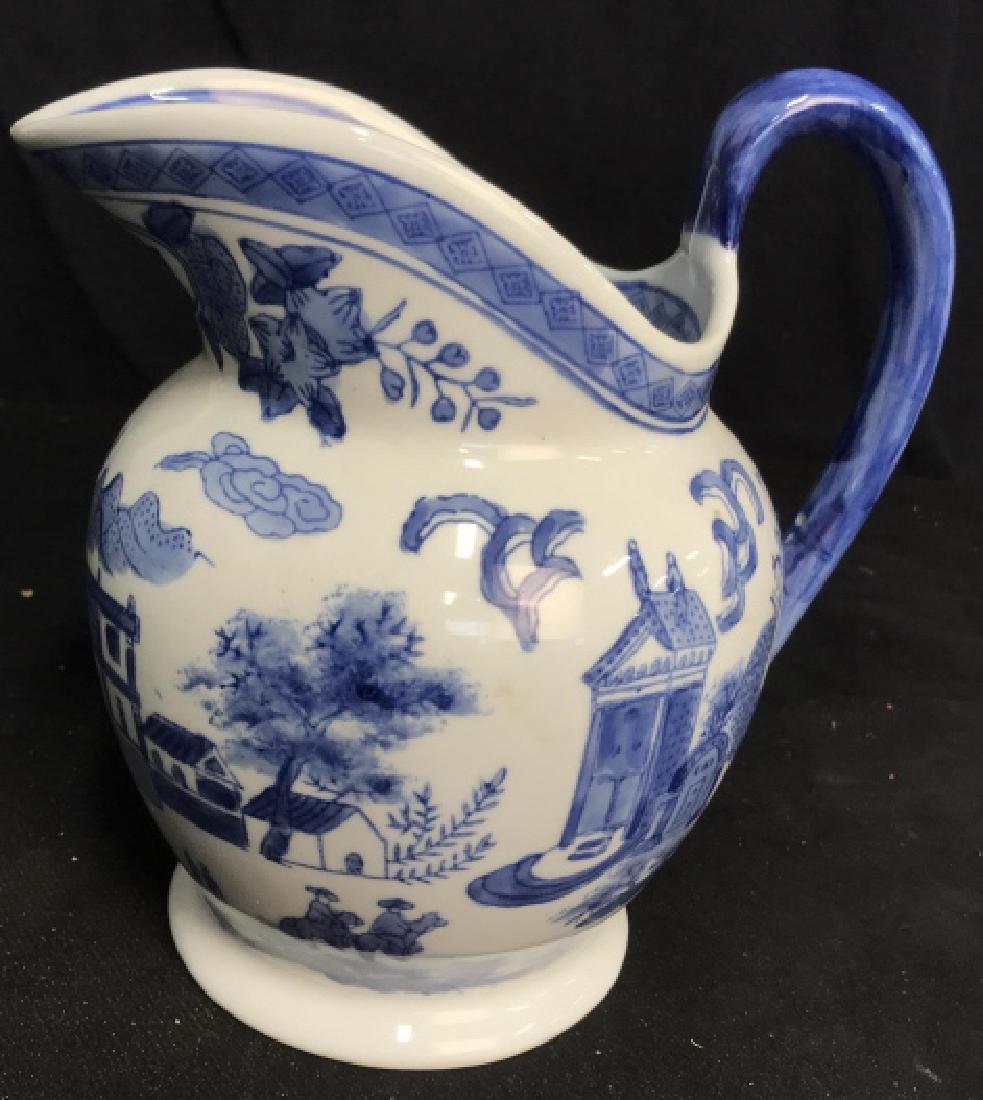 Blue White Porcelain Ceramic Pitcher (1 of 12)
