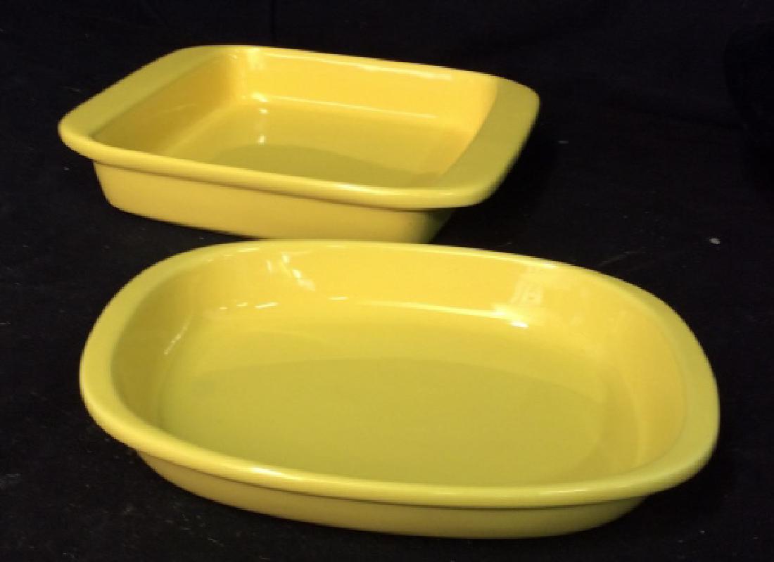 Lot of 2 Yellow Chantal Ceramic  Cooking Dishes (1 of 7)