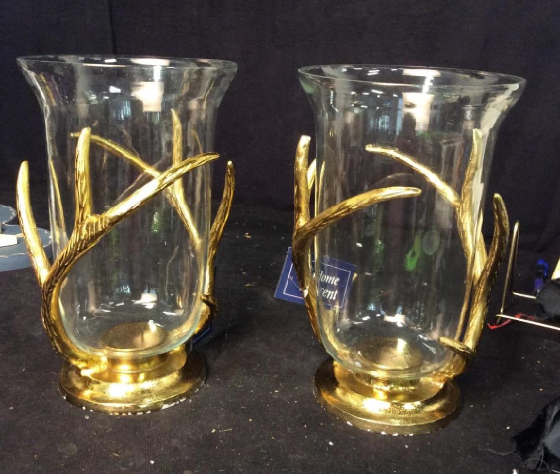 Pair Contemporary Twig Form Candle Holders (1 of 8)