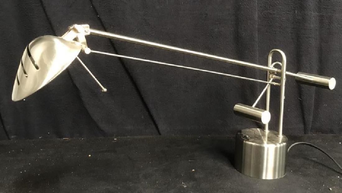 Chrome Swing Arm Desk Lamp (1 of 9)