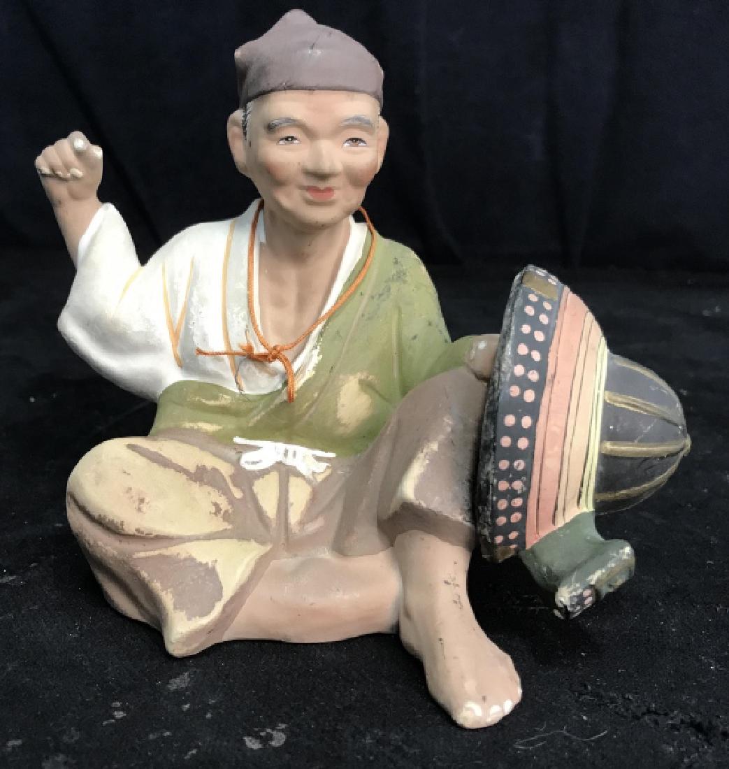 Japanese Seated Ceramic Figural (1 of 10)