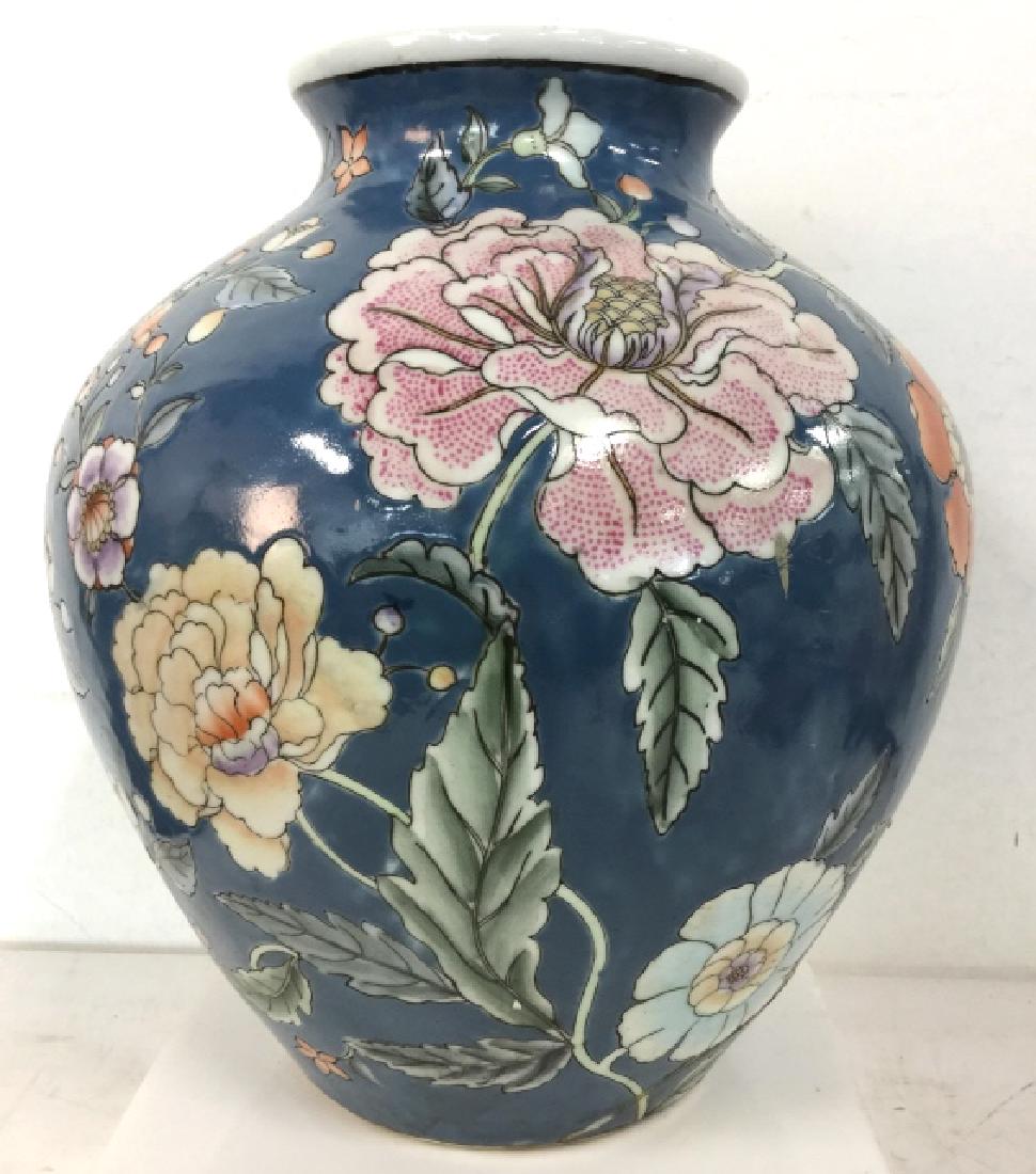 Oriental Style Floral Vase (1 of 9)