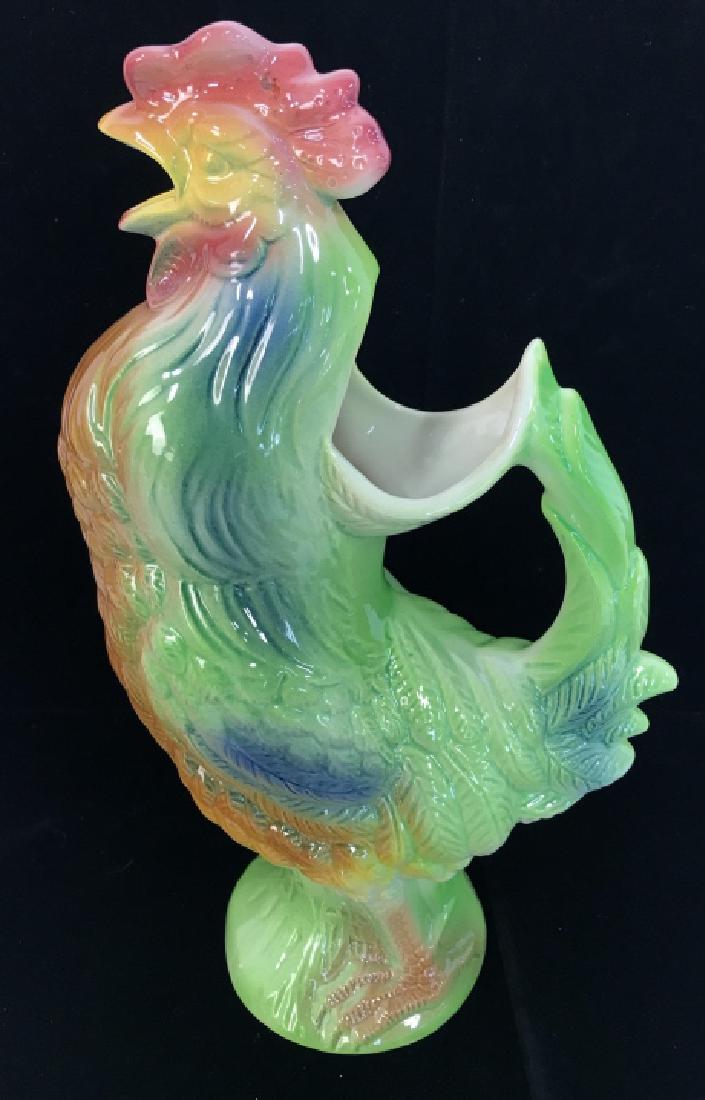 Poss Vintage Ceramic Porcelain Rooster Pitcher (1 of 7)