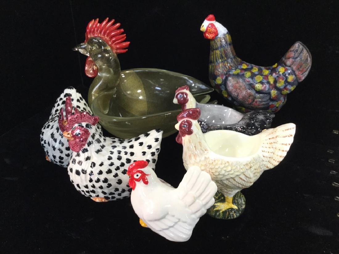 Lot7 Assorted Chicken Collectibles&Tabletops Acc (1 of 11)