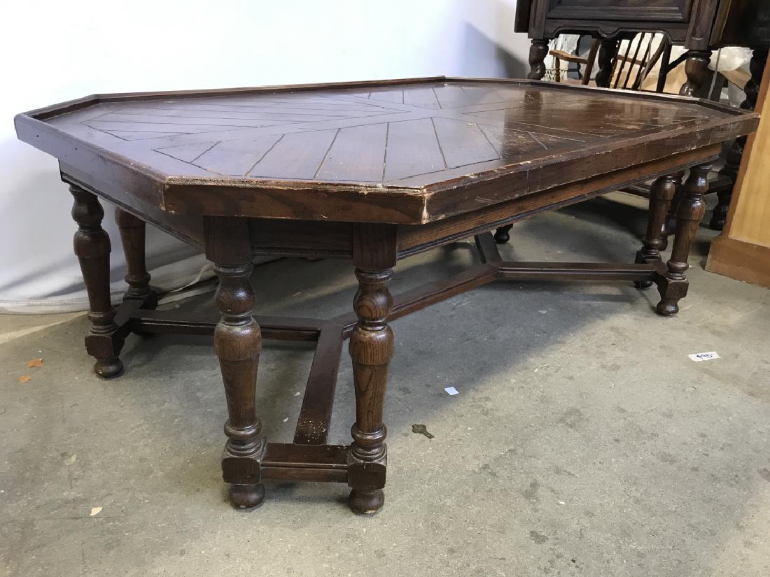 Vintage Carved Wooden Coffee Table (1 of 6)