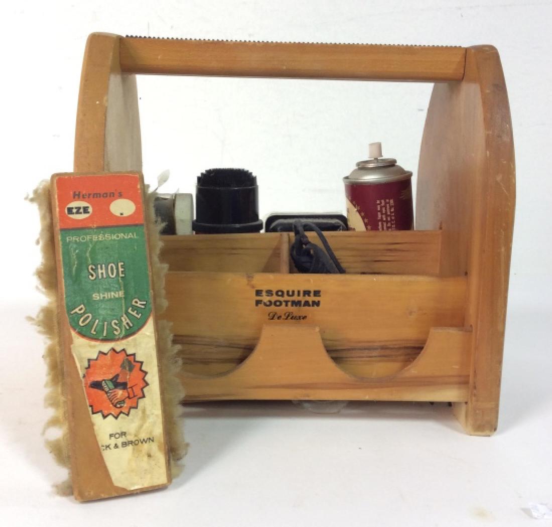 Esquire footman shop shoe shine box