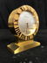Gold Toned TIFFANY & CO Desk Clock - 2