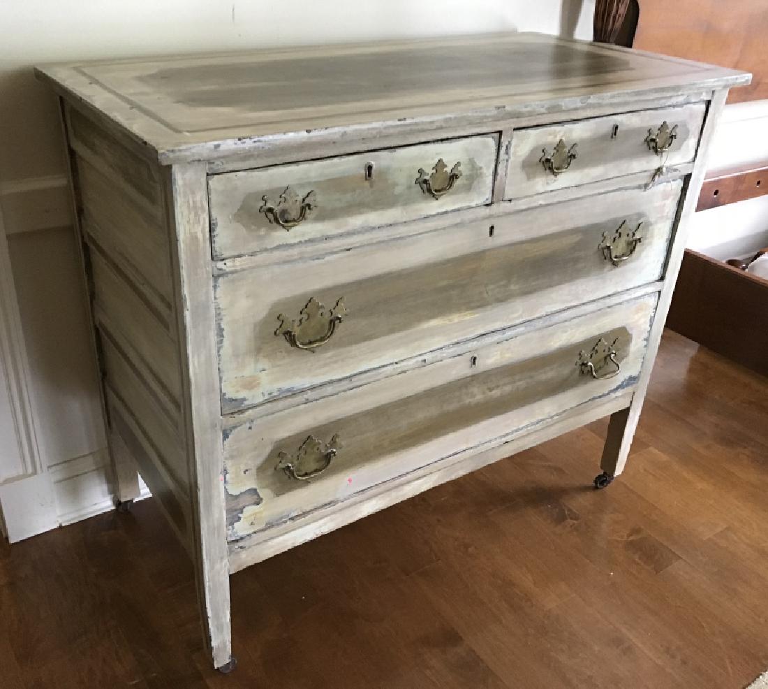 Antique French Painted Pine Dresser, Circa 1860 (1 of 11)