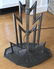 Art Deco Sculpted Metal Floor Lamp