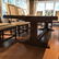 Massive French Antique Wood Dining Table - 8
