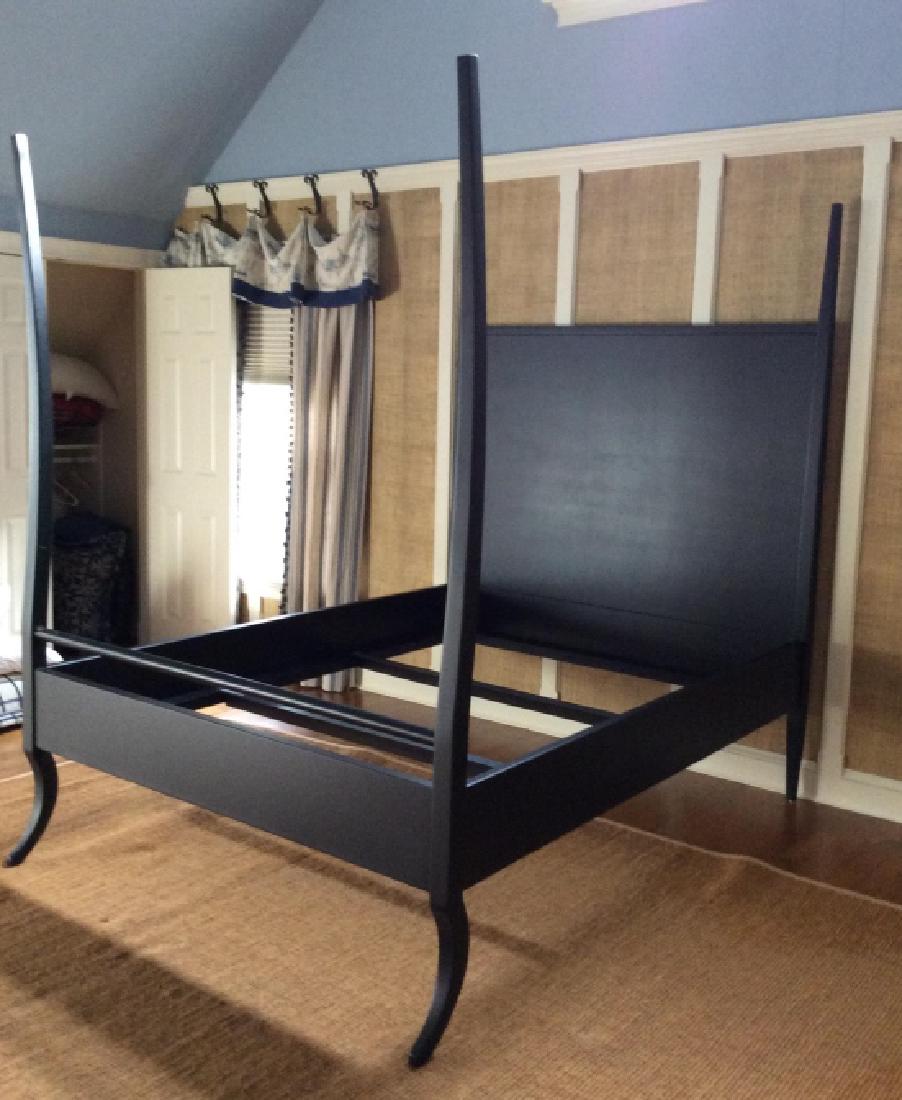 Designer Gazelle Ebonized Queen Bed (1 of 11)