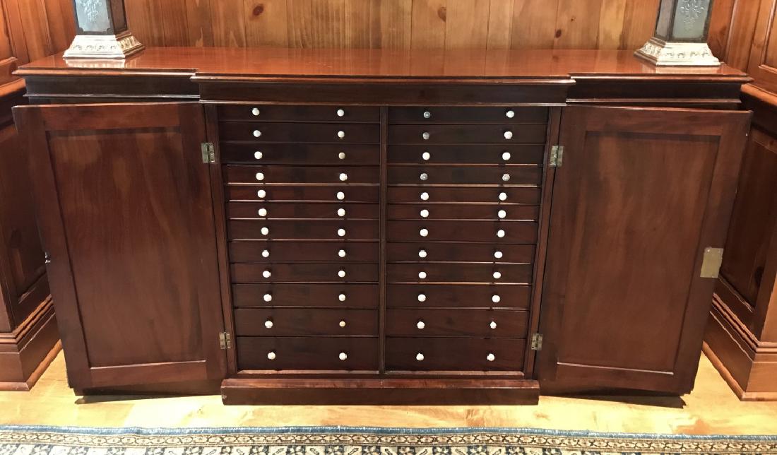 English Mahogany Speciman Collectors Cabinet (1 of 16)