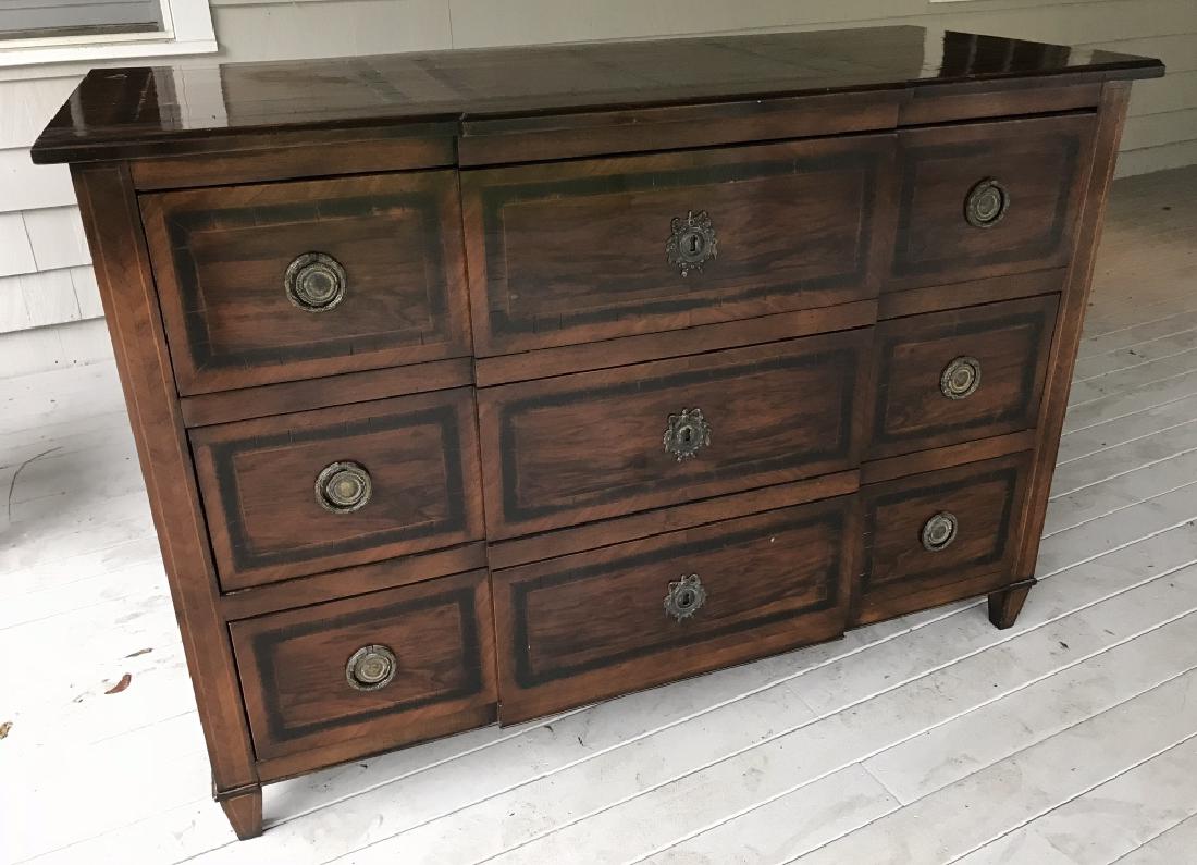 Georgian Mahogany Chest of Drawers Ebony Banding (1 of 14)