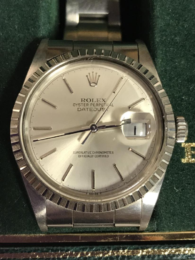 ROLEX OYSTER PERPETUAL DATEJUST Watch (1 of 15)
