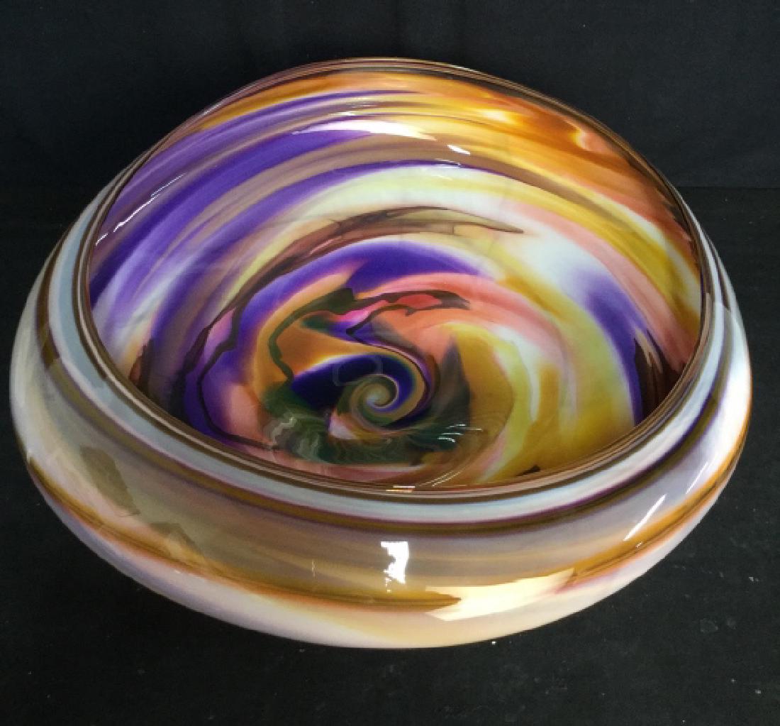 Oversized Signed Handcrafted Art Glass Centerpiece (1 of 16)