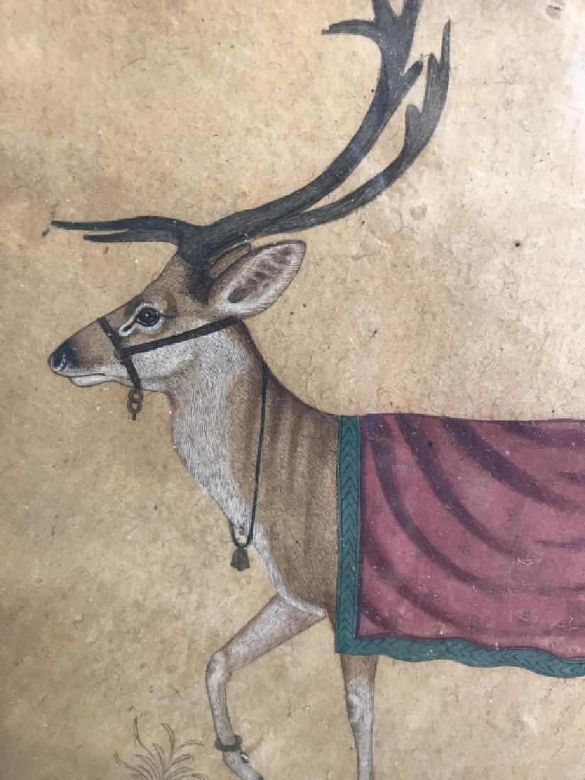 Framed Illustration of Cloaked Deer (1 of 12)