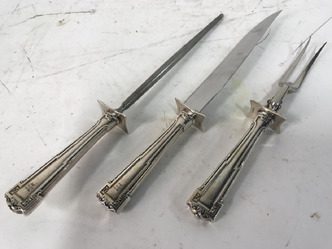 Lot 3 Sterling Silver Handled Tabletop Accessories (1 of 8)