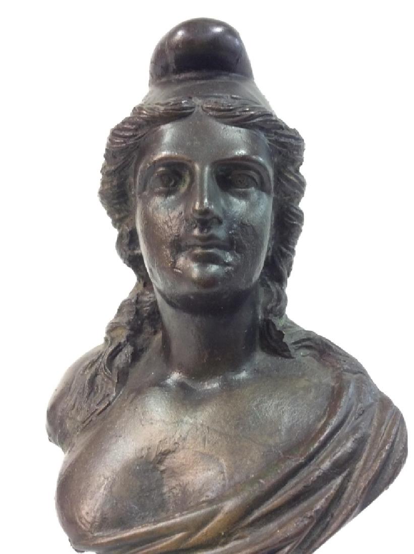 Bronze Roman Grecco Bust Sculpture (1 of 9)