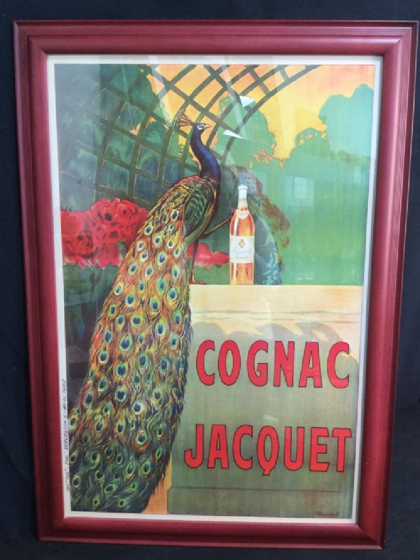 Framed Print Reproduction Of Cognac Jacquet Ad (1 of 10)