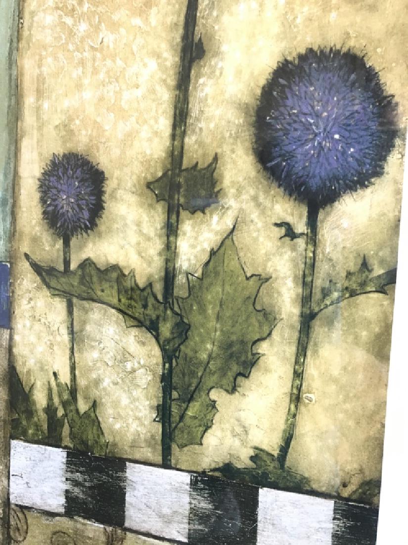 Sean Jacobs Signed Abstract Floral Lithograph (1 of 9)