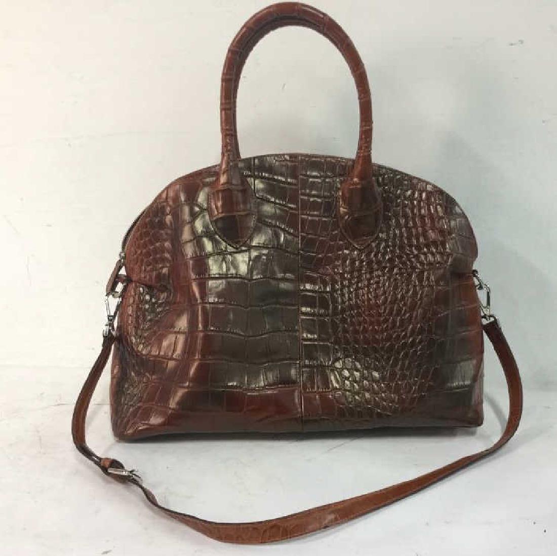 STUDIOMODA Brown Leather Travel Bag, Italy (1 of 9)