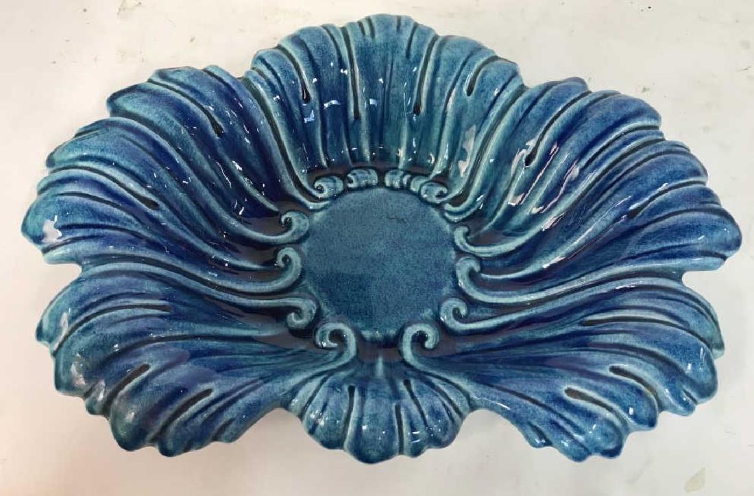 Early HAEGER Turquoise Pottery  Centerpiece (1 of 15)