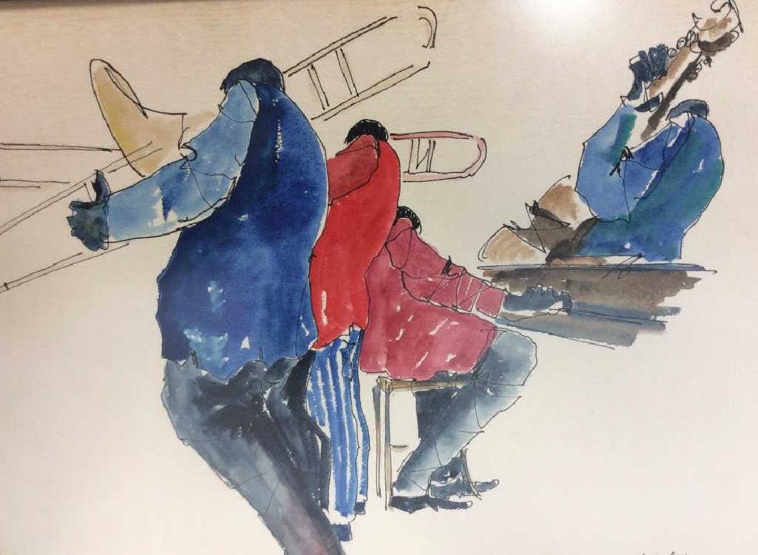Leo Meiersdorff Jazz Musicians Watercolor Artwork (1 of 8)