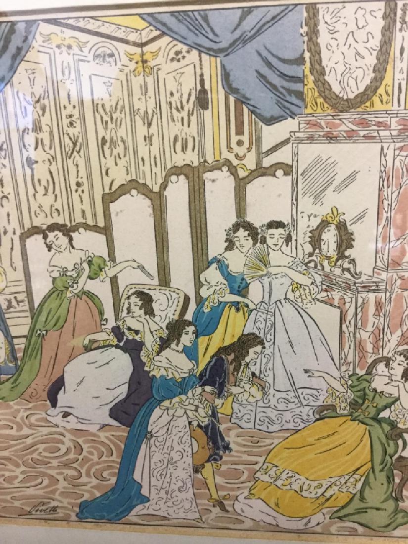 Signed Print Vivette Ladies in a Parlour (1 of 10)