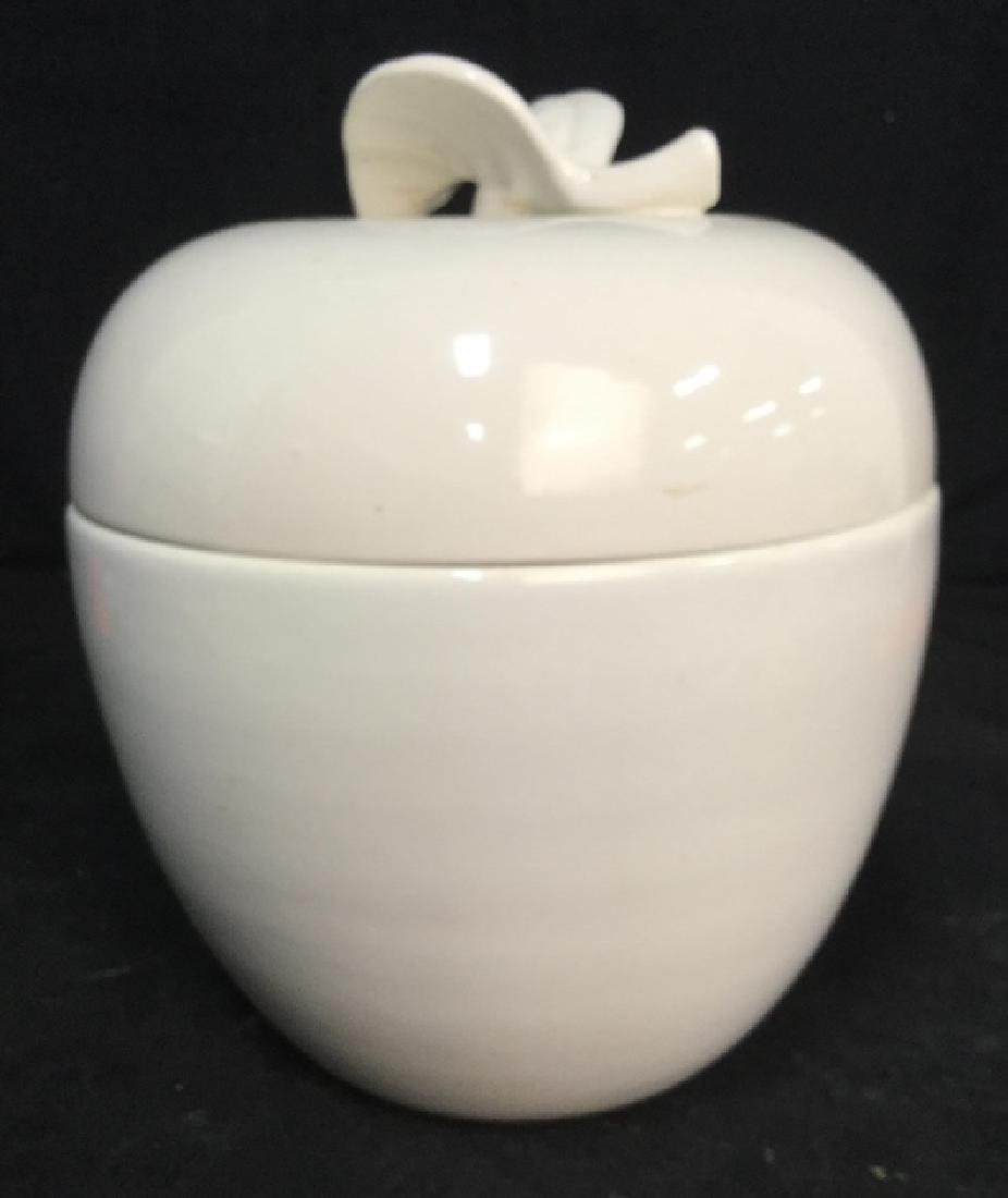 Signed Tiffany by Haeger Apple Cookie Jar (1 of 8)