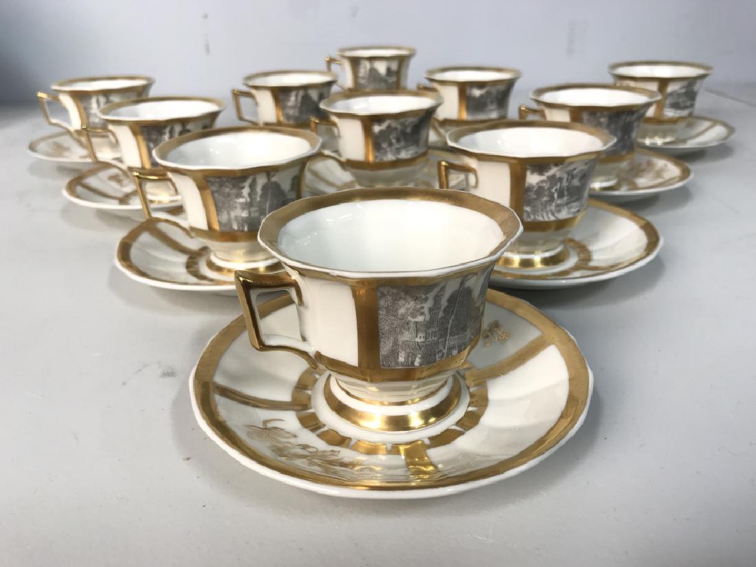 Lot 23 LIMOGES FRANCE Partial Tea Set (1 of 8)