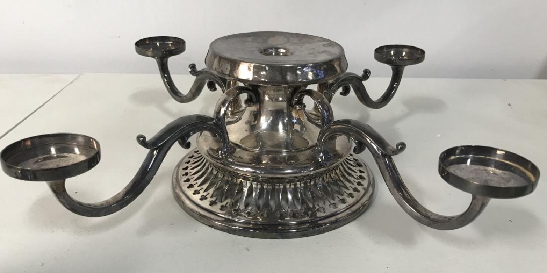 REED & BARTON Silver Toned 4 Arm Candelabra (1 of 6)