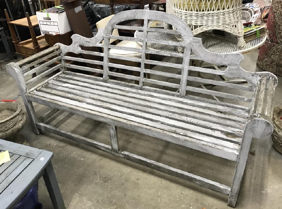 Outdoor Classics Lutyens Style Teak Garden Bench (1 of 11)