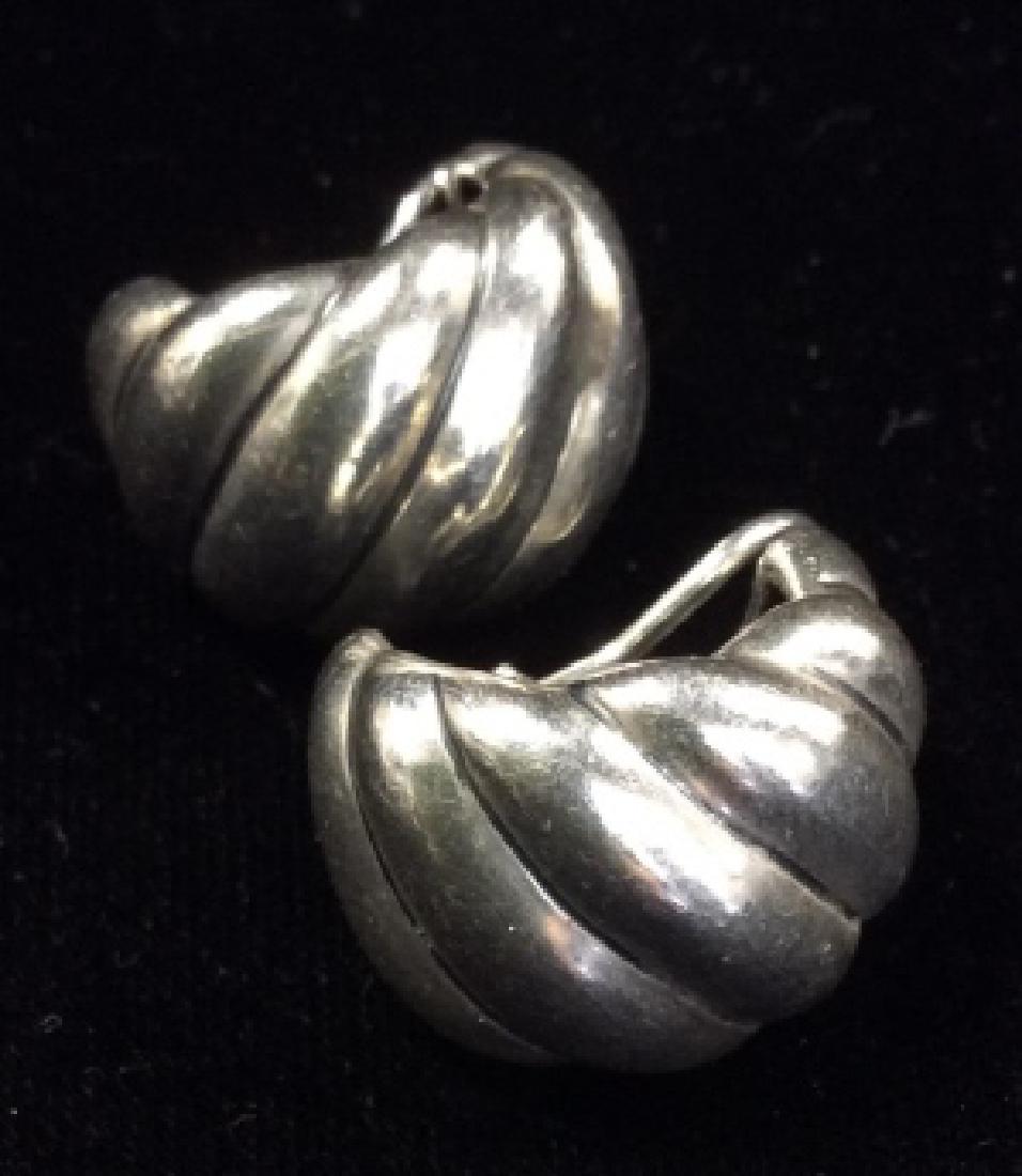David Yurman Sterling Silver Clip Earrings (1 of 6)