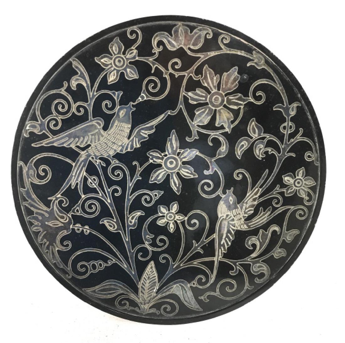 Oneida Asian Style Lidded Container W Bird Theme (1 of 6)