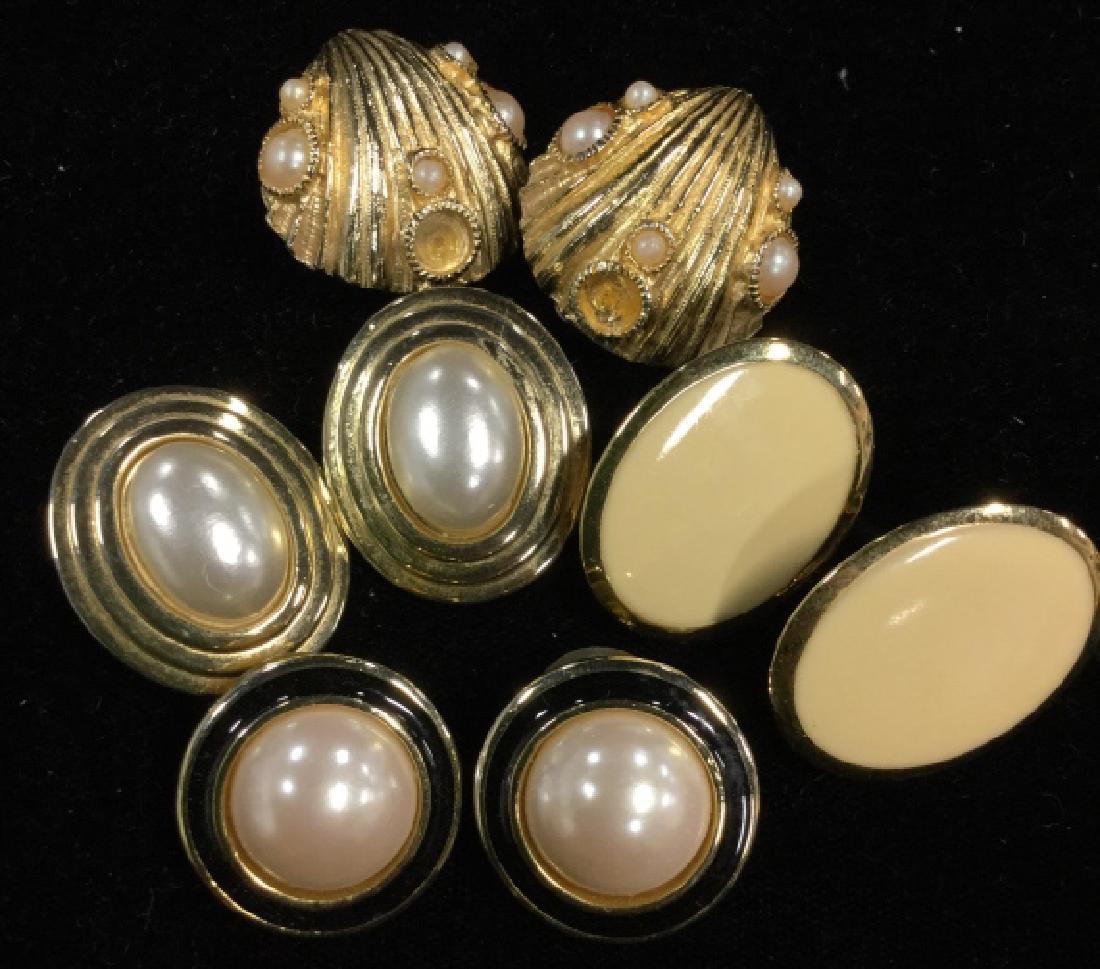 Lot 4 Vintage Costume Earrings (1 of 8)