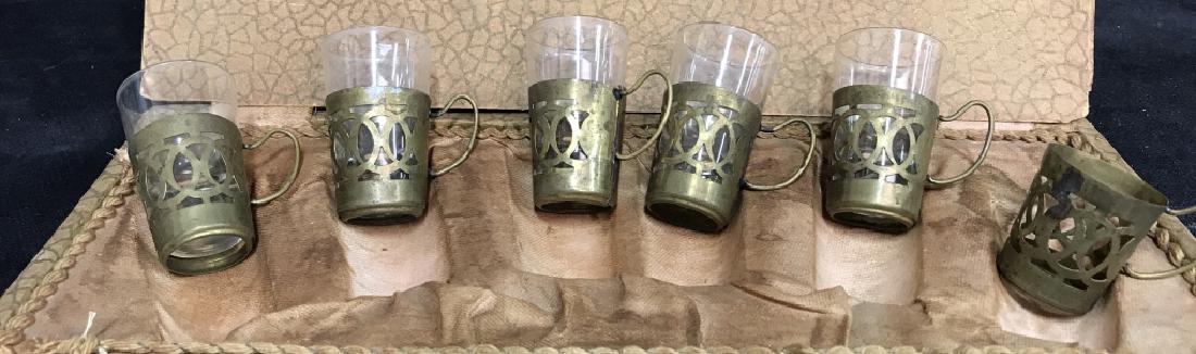 Boxed set of 6 tea cups possibly Turkish (1 of 13)